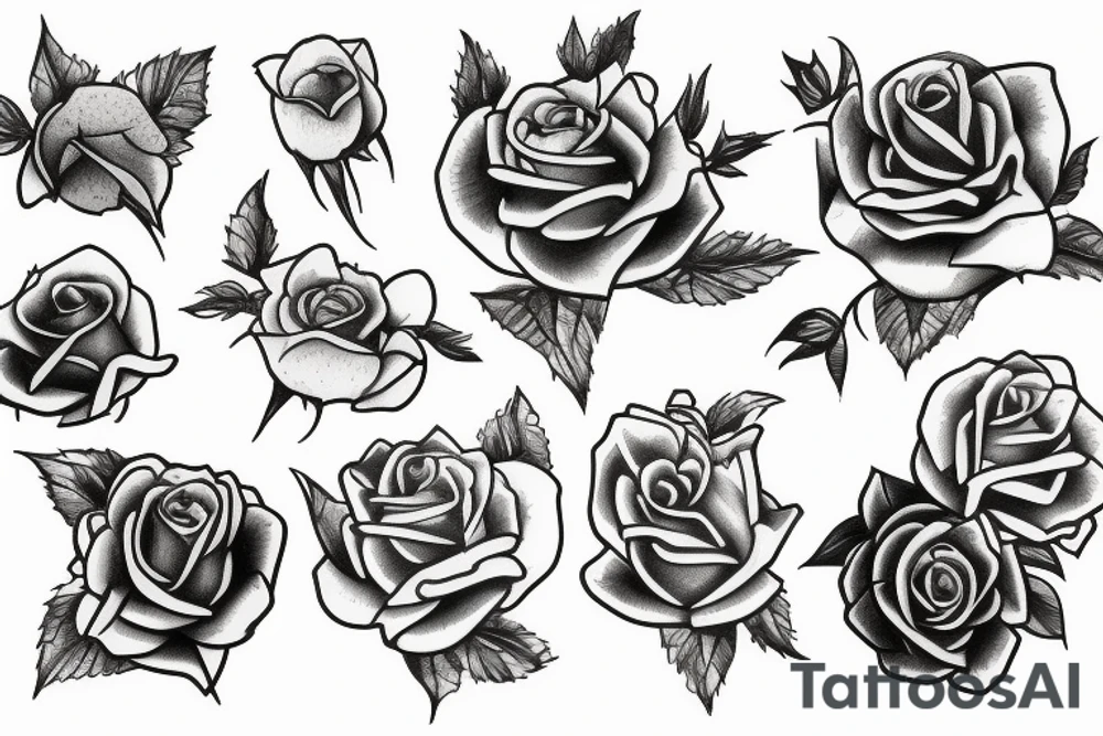 rosehips tattoo idea