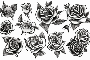 rosehips tattoo idea
