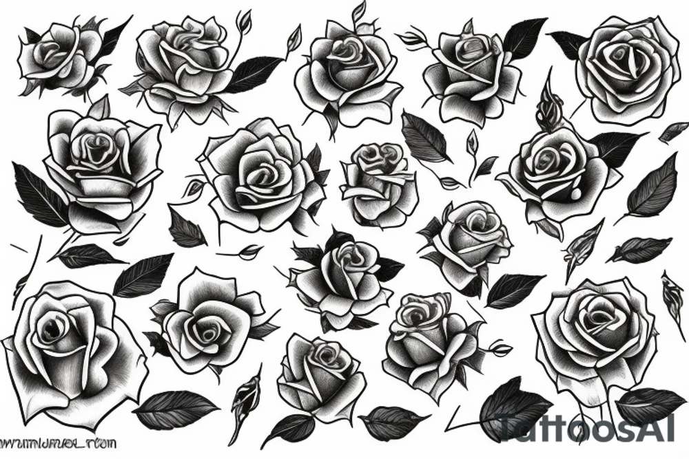 rosehips tattoo idea