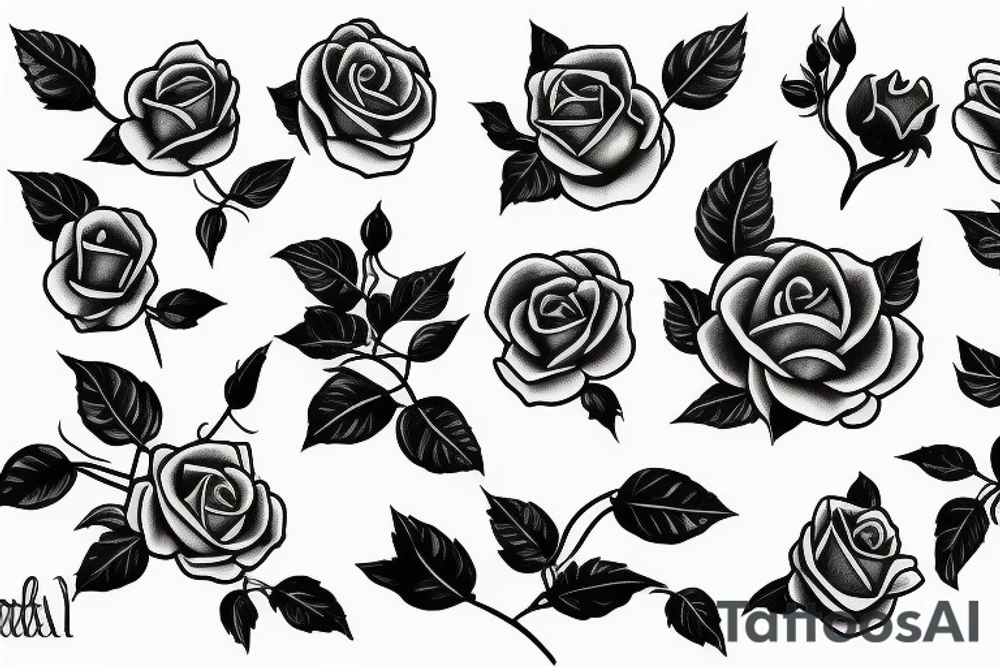 rosehips tattoo idea