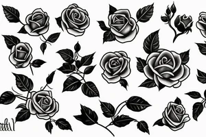 rosehips tattoo idea