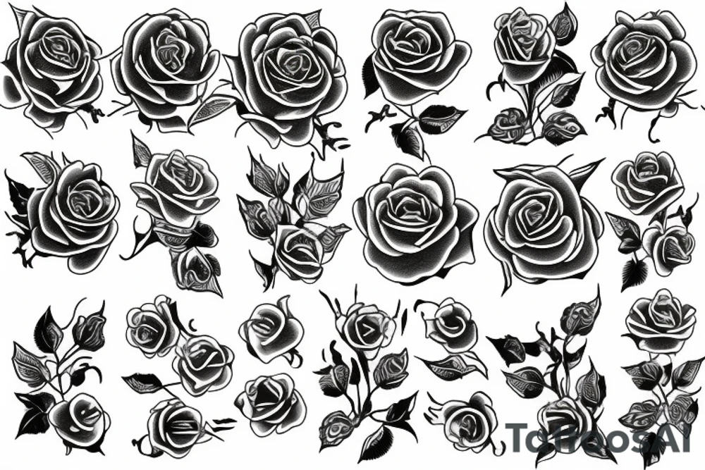 rosehips tattoo idea