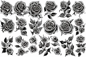 rosehips tattoo idea