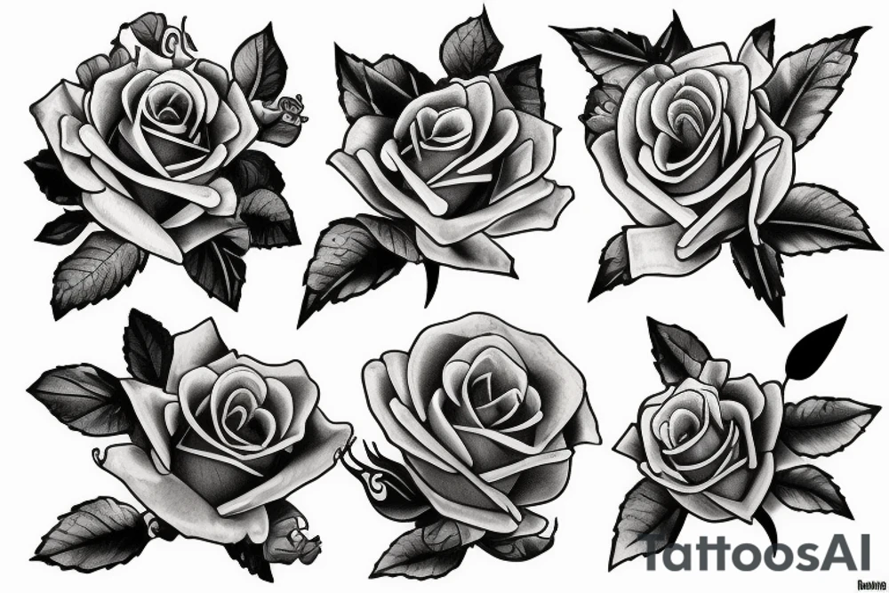 rosehips tattoo idea