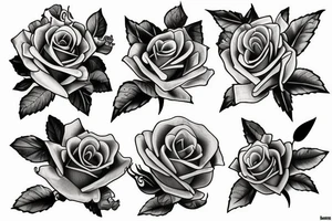 rosehips tattoo idea