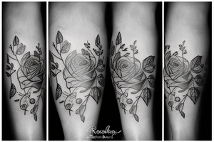 rosehips berries tattoo idea