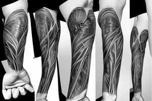 Anatomical Heart thats been repaired from surgery tattoo idea