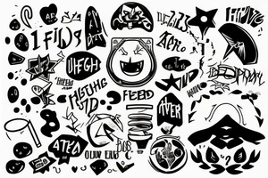 feelings of adhd tattoo idea