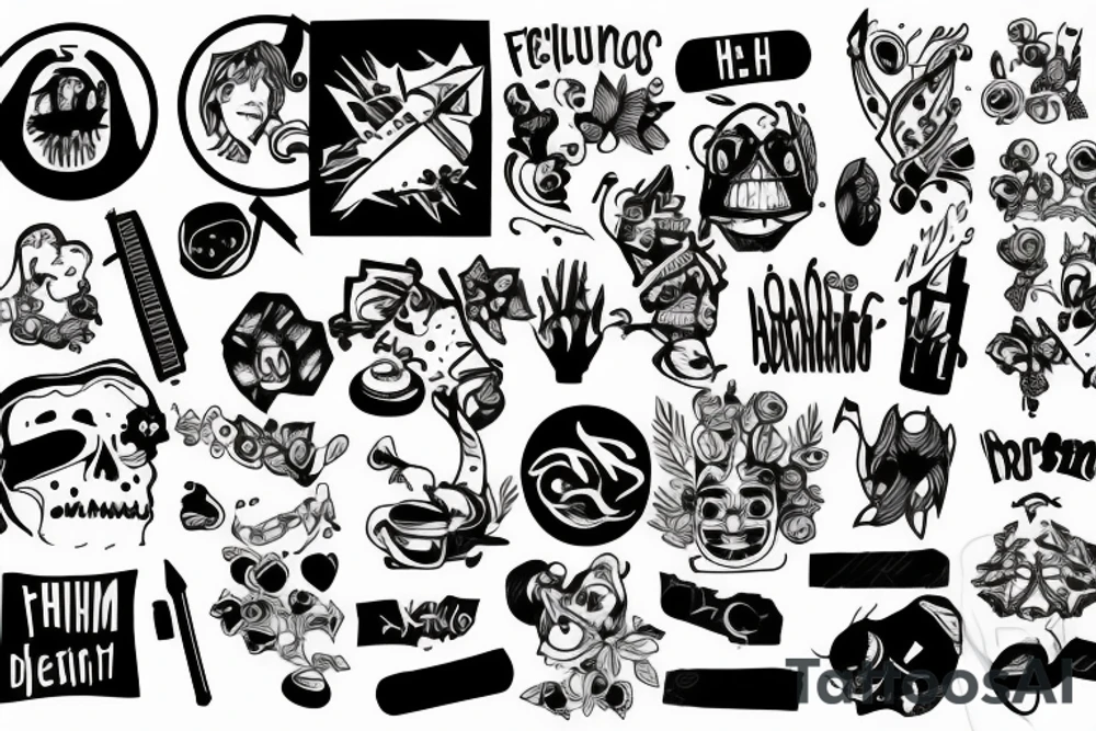 feelings of adhd tattoo idea