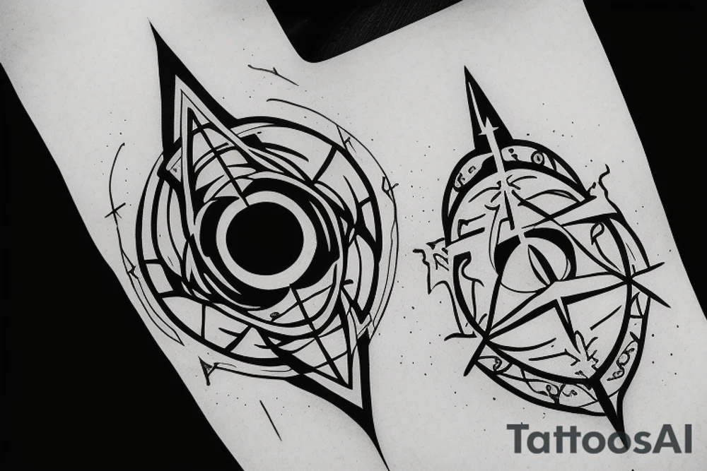 Deathly Hallows from Harry Potter tattoo idea