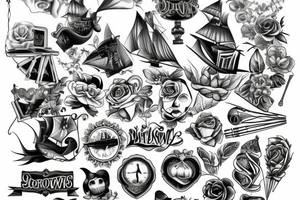 Staircase tattoo idea