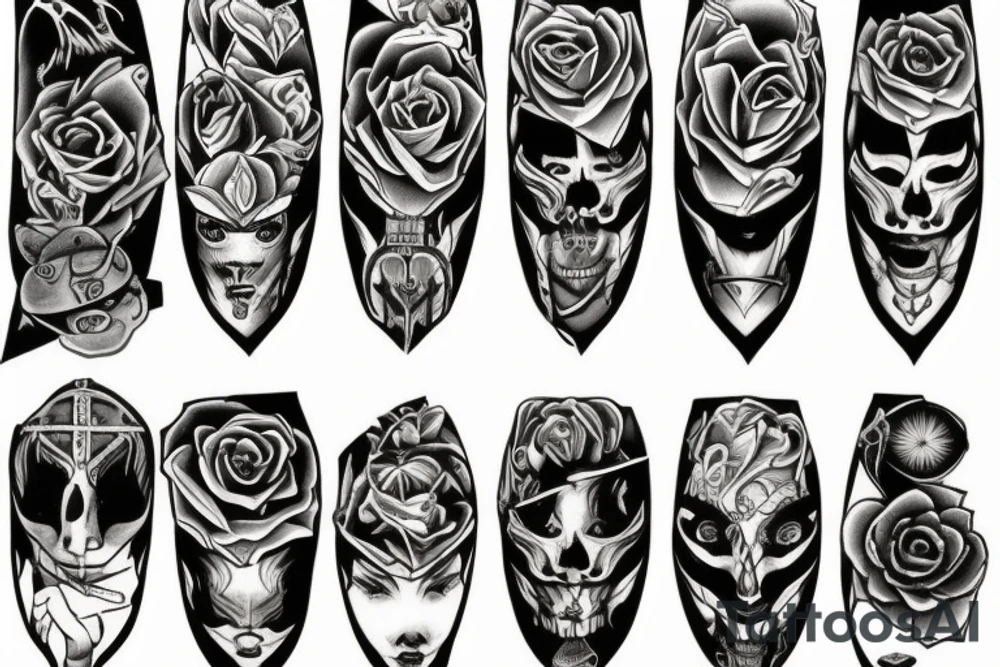 Staircase tattoo idea