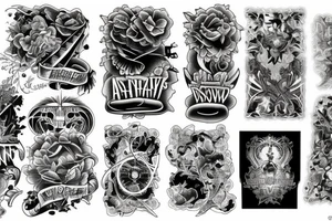 Staircase into oblivion tattoo idea