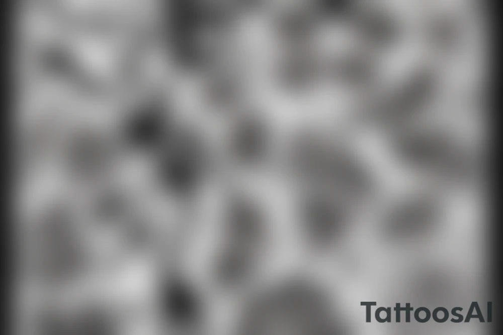 Death dancing with woman tattoo idea
