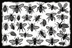 Dance like a butter fly sting like a bee tattoo idea