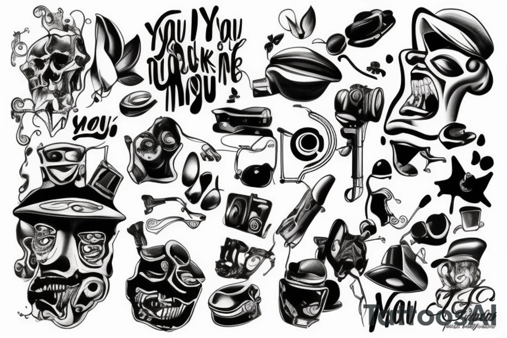 "You talking to me " tattoo tattoo idea