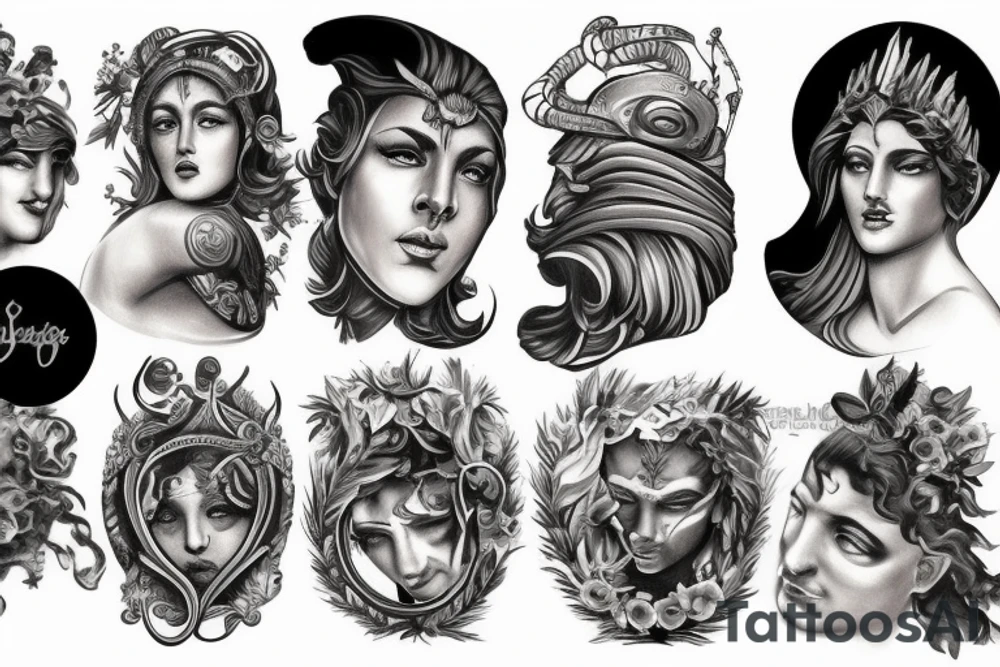 Greek gods tattoo idea