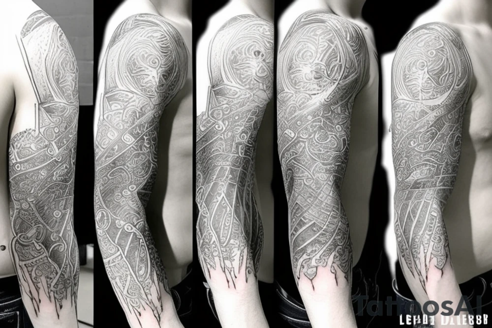 Water Sleeve tattoo idea