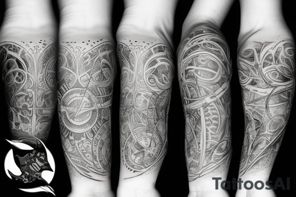 Water Sleeve tattoo idea