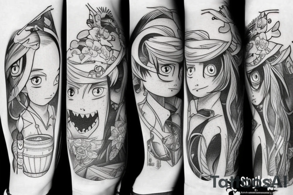 Water Sleeve tattoo idea