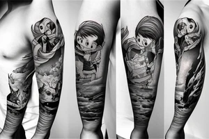 Water Sleeve tattoo idea