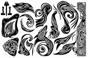 Healing and breaking the spine tattoo idea