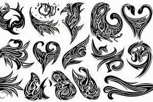 Healing and breaking the spine tattoo idea