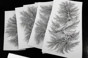 Lombard poplars tattoo idea