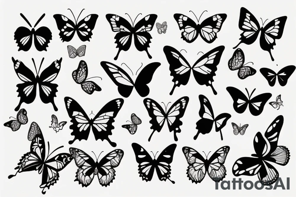 Butterfly tattoo idea
