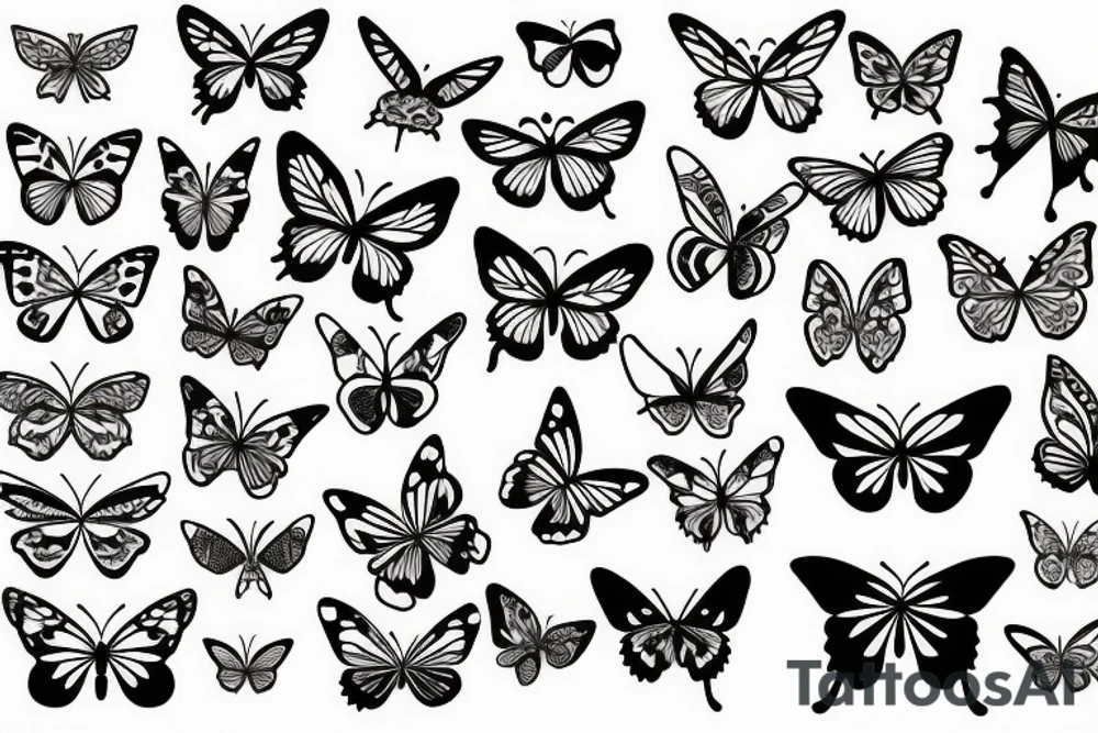Butterfly tattoo idea