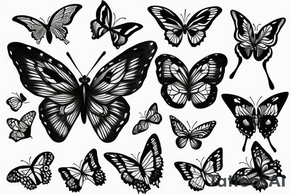 Butterfly tattoo idea