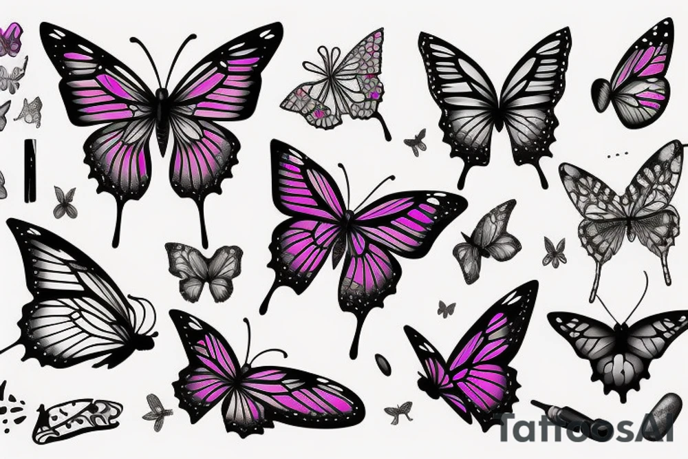 Butterfly tattoo idea