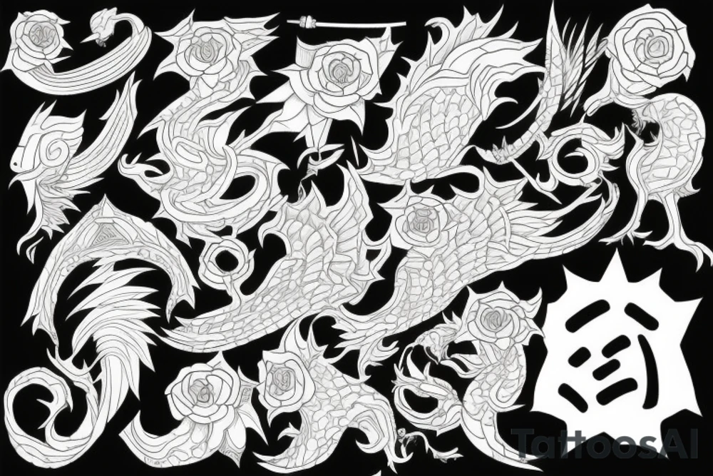 Spine tattoo idea