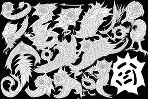Spine tattoo idea