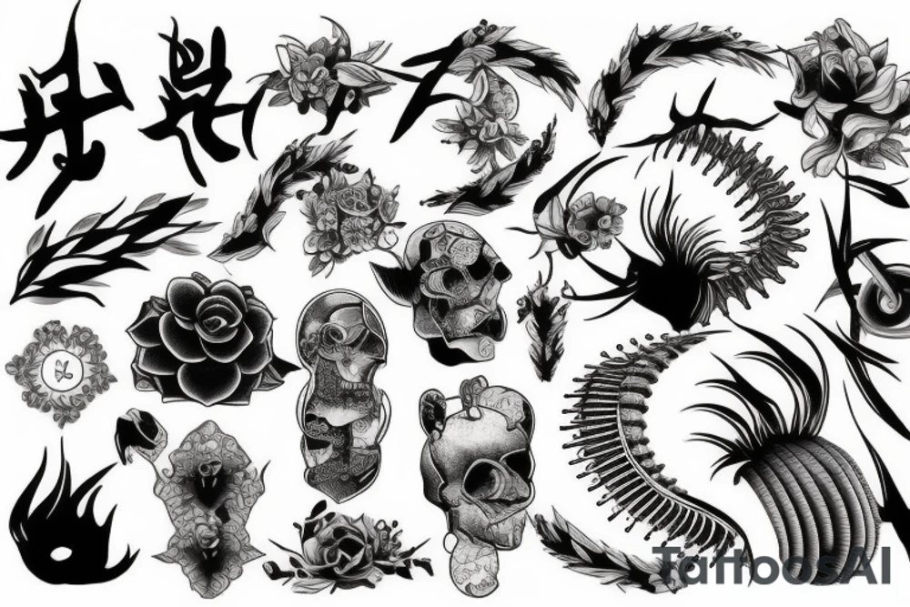 Human Spine tattoo idea