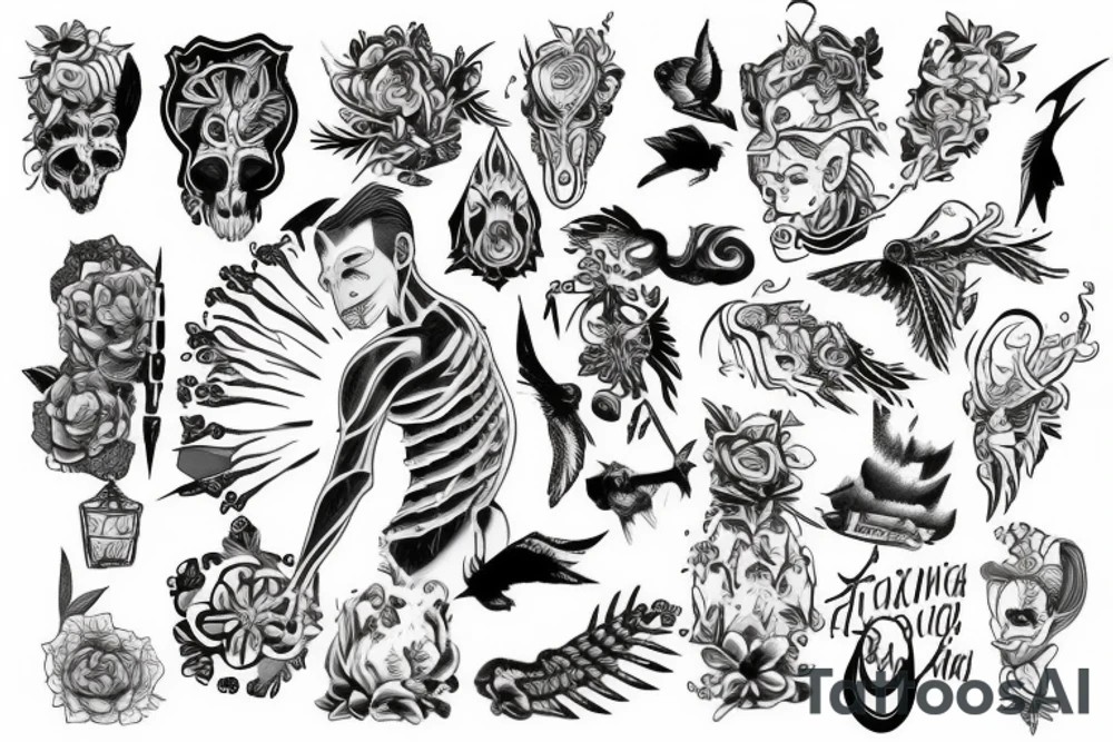 Healing the spine tattoo idea