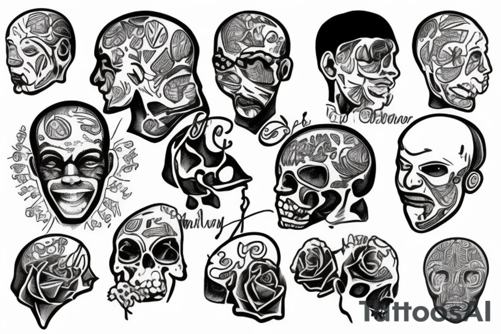 Me overcoming 2 brain tumors fighting the odds and losing my sister and fighting my mind then overcoming it to live a better life tattoo idea