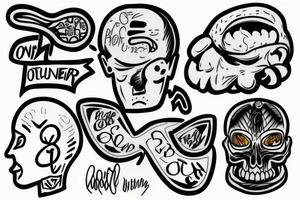 Me overcoming 2 brain tumors fighting the odds and losing my sister and fighting my mind then overcoming it to live a better life tattoo idea