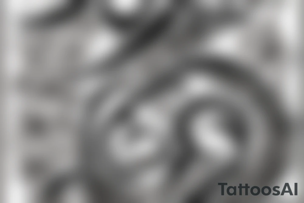 A capital j letter tattoo idea