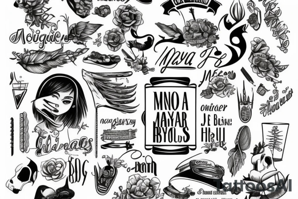 Una letra J mayúscula para marcar a mi yegua tattoo idea