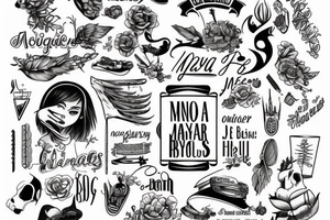Una letra J mayúscula para marcar a mi yegua tattoo idea