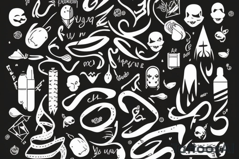 Una letra J mayúscula para marcar a mi yegua tattoo idea