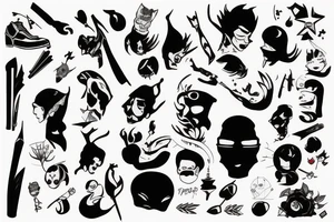 Character J tattoo idea