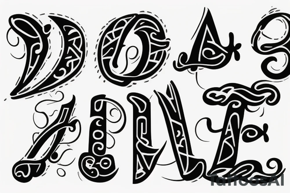 J letter tattoo idea