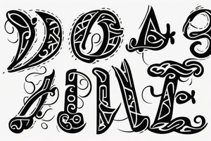 J letter tattoo idea