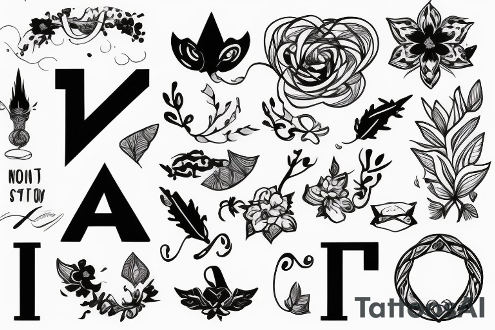 J letter tattoo idea