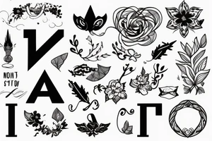 J letter tattoo idea