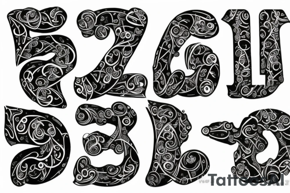 Elegant J letter tattoo idea