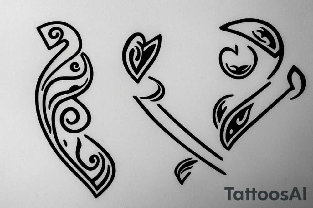 J letter tattoo idea