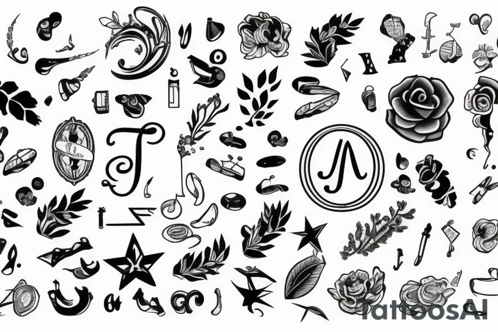 J letter tattoo idea